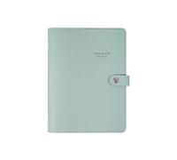 YHNNH, Notebook Macaron Cute Spiral Notebooks Stationery Fine Office School Personal Agenda Organizer Binder Diary Weekly Planner Gift(Lake Blue,105 * 145mm)