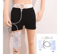 YHNNH, Ostomy Bags, Two-Piece Single Side Ostomy Pocket, Ostomy Stoma Care Silicone Bags, Anti-Reverse Flow Elastic Design for Body Care Bags (35mm)