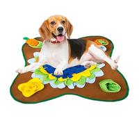 YHNNH pet supplies， Feeding Mat, Slow Feeder | Pet Food Dispenser, Interactive Dog Toys | Training Sniffing, F Shape(Blue,B)