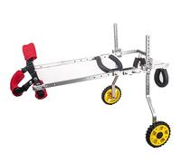 YHNNH pet trolley, Back Leg Dog Mobility Cart Wheelchair Aid,Dog Cat Assist Devices with Wheels,Disabled Lifting Aids for Pet Walking(M(Thicken))