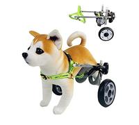 YHNNH pet trolley， Small/Medium Dog Assisted Walker with Wheels, Doggie Mobility Cart Aids, Pet Rehabilitation Equipment(Size XXS)