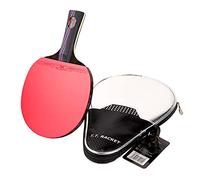 YHNNH, Ping Pong Bat for Sports Training,ITTF Approved Rubber,Carbon Performance-Level Table Tennis Racket 2 Pack/Long Handle(1 Pack,Long handle)