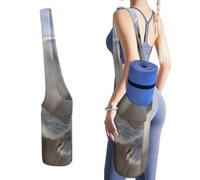 YHNNH Polar Bear Yoga Mat Bag Yoga Backpack Multi Pocket Exercise Yoga Mat Carrier Multi-Functional Storage Bag for Pilates Beach Travel And Everyday Use