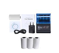 YHNNH Portable Mini Printer Bluetooth 58mm 2 Inch Wireless Receipt POS PC Pocket Bill Maker(1Pinter Add 4Rolls)