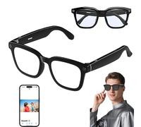 YHNNH Real-Time Translation Glasses, Support Shooting + Conversation + + Listening To Music + Recording, AI Assistant(B,B)