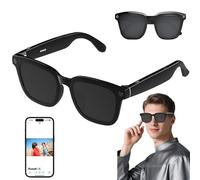 YHNNH Real-Time Translation Glasses, Support Shooting + Conversation + + Listening To Music + Recording, AI Assistant(A,A)