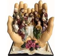 YHNNH Religious ornaments, resin crafts sculptures for the Last Supper, suitable for living rooms, entrances, bedroomsA,One Size