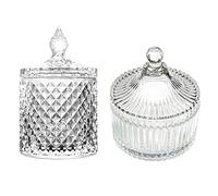 YHNNH, Room Candy Jar Dried Fruit Plate Sugar Bowl Fruit Bowl with Lid Fruit Cup Snack Box for Kitchens Dining Table Snack Plate Set
