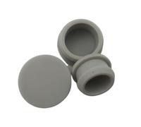YHNNH, Rubber Grommet kit,10PCS Gray Snap-on Silicone Rubber Blanking End Caps Tube Inserts Plug Bung 10mm-30mm(A 29mm)