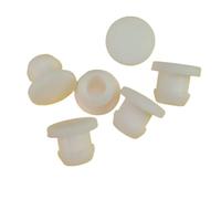 YHNNH, Rubber Grommet kit,10PCS Transparent Snap-on Silicone Rubber Blanking End Caps Tube Inserts Plug Bung 10mm-30mm(10mm)
