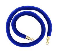YHNNH, Stanchion Rope for VIP Entry, Safety Foam Core Barrier Ropes Crowd Control, Movie Theaters Grand Openings Hotels Use/(Blue,Length 1M/3.3Ft/39In)