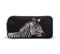 YHNNH Stylish Large Pencil Case Animal Zebra Printed, Big Capacity Pencil Pouch Stationery Pen Bag, Storage High Capacity Bag Pouch Holder Box Organizer, Marker Pen Case for Women & Men