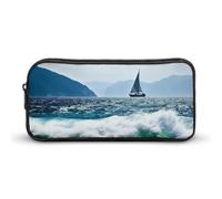 YHNNH Stylish Large Pencil Case Beautiful Sea Printed, Big Capacity Pencil Pouch Stationery Pen Bag, Storage High Capacity Bag Pouch Holder Box Organizer, Marker Pen Case for Women & Men