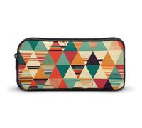 YHNNH Stylish Large Pencil Case Bright Colors And Stripes Printed, Big Capacity Pencil Pouch Stationery Pen Bag, Storage High Capacity Bag Pouch Holder Box Organizer, Marker Pen Case for Women & Men