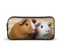 YHNNH Stylish Large Pencil Case Cute Guinea Pig Printed, Big Capacity Pencil Pouch Stationery Pen Bag, Storage High Capacity Bag Pouch Holder Box Organizer, Marker Pen Case for Women & Men