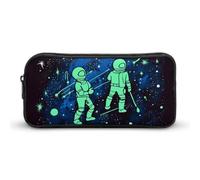 YHNNH Stylish Large Pencil Case Glow In The Dark Printed, Big Capacity Pencil Pouch Stationery Pen Bag, Storage High Capacity Bag Pouch Holder Box Organizer, Marker Pen Case for Women & Men