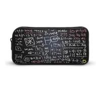 YHNNH Stylish Large Pencil Case Math Formula Printed, Big Capacity Pencil Pouch Stationery Pen Bag, Storage High Capacity Bag Pouch Holder Box Organizer, Marker Pen Case for Women & Men