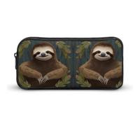 YHNNH Stylish Large Pencil Case Sloth Printed, Big Capacity Pencil Pouch Stationery Pen Bag, Storage High Capacity Bag Pouch Holder Box Organizer, Marker Pen Case for Women & Men
