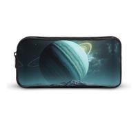 YHNNH Stylish Large Pencil Case Uranus Printed, Big Capacity Pencil Pouch Stationery Pen Bag, Storage High Capacity Bag Pouch Holder Box Organizer, Marker Pen Case for Women & Men