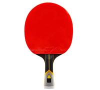 YHNNH, Table Tennis Rackets Set with Carbon Fibre Technolog,Premium Ping Pong Bats for Increased Control,Spin,9 Star/Single/Short Handle(Long handle)