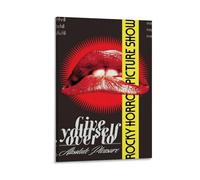 YHNNH The Rocky Horror Picture ShowRetro Wall Art Poster Classic Style Posters Perfect Fashioned Decor for Library Bar Or Home Theater08x12inch(20x30cm) Frame-style