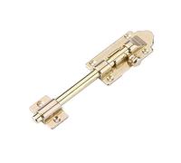 YHNNH Thickened Copper Barrel Bolt Latch - 3 Inch Slide Lock for Bathroom, Antique Door Security with Mounting Screws(10.5cm Gold)