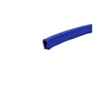 YHNNH, U Rubber Sealing Strip, U Shape Rubber Seal Guard Strip 3.28FT Car Door Edge Guards for Most Cars Metal Edges Durable and Cleanly Removable Design(Blu,10mm x 7mm)