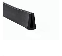 YHNNH, U Rubber Sealing Strip, U Shaped Sealing Strip 3.28FT Flat Bottom Black Rubber Edge Trim Edge Strip Covering Sharp Edges Car Door Edge Guards(23mm x 11mm)
