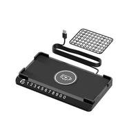 YHNQFB Car Wireless Charger for Porsche Macan Macan S Macan GTS Macan Turbo, Wireless Car Charger Pad, Non-Slip Wireless Charging Pad Car Charger, Slim Car Phone,1.5M-USB