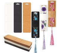 YHNTGB 99Pcs DIY Resin Bookmark Sleeves Paper Wrapping Supplies for Small Business Gift Decoration Party Favor 3 Colors