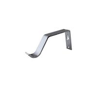 YHO Curtain Rod Pole Brackets 19mm 28mm 35mm Recess Extendable Double Polished Chrome (28mm Passing)