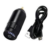 YHOMU 1200Mah Wireless Tattoo Pen Battery, 6-Hour, Interface, Mini Rocket Power Supply, Short Circuit Protection, 3.6 Oz, Black