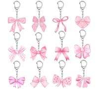 YHOMU Bow Keychains, Favors, Thirty-Six Acrylic Pieces