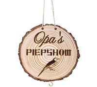 YHOMU Engraved Double Sided Bird Sign, Grandpa Gift For Garden