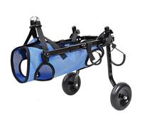 YHomU Lightweight Dog Wheelchair For 12-22 Lbs, M Size, Adjustable For Back Legs, Aluminum Frame, With Breathable Mesh Design