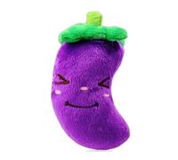 YHOPJKFRA Squeaky Dog Toys, Plush Dog Toys, Dog Teddy Toys, Dog Teething Toys, Puppy Chew Toys for Small Medium Dogs | Purple eggplant