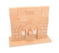 Yhplxyuus 1PC Baby Developmental Toy Wooden Roman Arch Bridge Blocks Preschool Geometry Learning Building Tumble Tower Game Foam Building For Kids