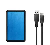 Yhplxyuus 2.5inch HDDs Case Box HDDs Enclosure SATA3.0 2.0 to USB3.0 Type C Adapter External Hard Drives Box Case Replacement Aluminum External Hard Drives Enclosure