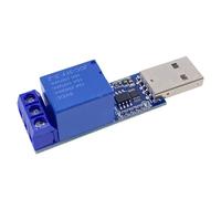 Yhplxyuus 5V 10A 1 Channel USB Electronic Converter USB Intelligent Control Switching for Home Automation Projects Overcurrent Protective Module