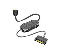 Yhplxyuus Advanced 5V3Pin ARGB Controller for Computers, Featuring Multiple Light Modes and Speed Variation Simple Button Designs, Controller