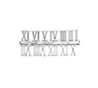 Yhplxyuus Arabic Numerals Roman Numerals Wall Clock Removable Art Decal Sticker Digital Clocks Needle Hands Clock Accessories Number Plate