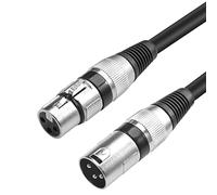 Yhplxyuus Cable Male to Female Radio Output and Input Apply KTV Microphone Home Theater Stage Speakers XLR Stable Connection Microphone Cable Male to Female Output and Input Stand Tray for Gaming
