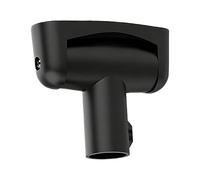 Yhplxyuus Easy Install Lip Mount Bath Rod Base for 22 25mm Diameter Worldwide Supporting Curtain Shafts in Multiple Locations Permanent