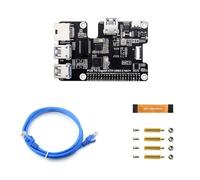 Yhplxyuus Fast PCIe USB 3.2 Gen1 Expansion Card with Integrated Gigabit Ethernet Adapter RTL8153B Chip for Data Speeds Front Panel PCIE Adapter