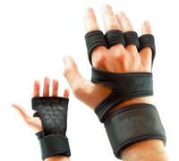 Yhplxyuus Pull Up Grips Pads with 4 Finger-Loops Lifting Sweat Proof Pads for Calisthenics and Powerlifting Workout Glove for Gym Weight Lifting Grips Weightlifting Hand