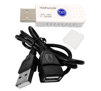 Yhplxyuus Thermometer USB Report with Email Alarm IP67 Temperature Data Logger Recorder for Warehouse Museums Temperature Humidity Data Logger