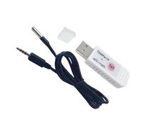 Yhplxyuus Thermometer USB Report with Email Alarm IP67 Temperature Data Logger Recorder for Warehouse Museums Temperature Humidity Data Logger