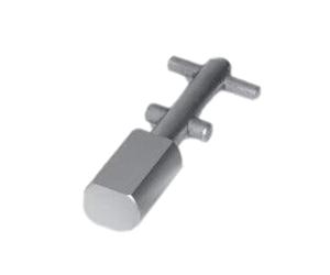 Yhplxyuus Toggle Switch with Button for B710 STUDER A710 PR99 Handle Parts Toggle Lever Opener Chrome Rocker