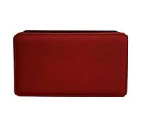 YHQKJ Leather Car Garbage Can for Jeep Renegade 2015+, Hanging Rubbish Bins Organizer Side Door Dustbin Waterproof Foldable Interior Accessories,A/Red