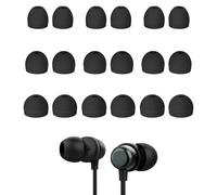 YHQZ 9 Pairs Silicone Earbud Tips,Replacement Earbud Tips,Replacement Earbuds,Earbud Noise Isolation Cover,Replacement Earphone Tips for Premium Noise Isolation,In-Ear Headphones(Black,S/M/L)